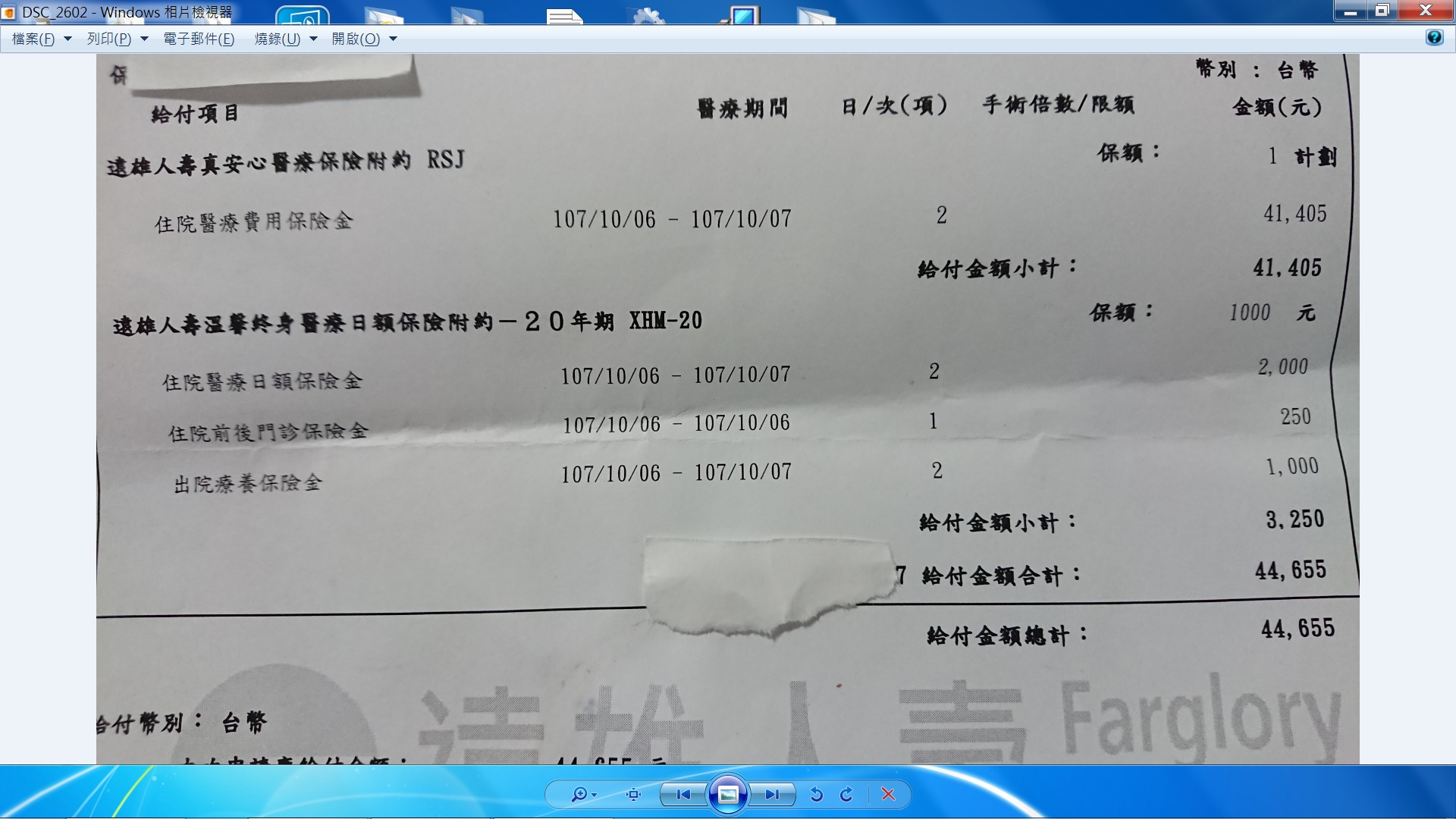 遠雄rsj真安心醫療險實支實付理賠問題 My83 保險討論區