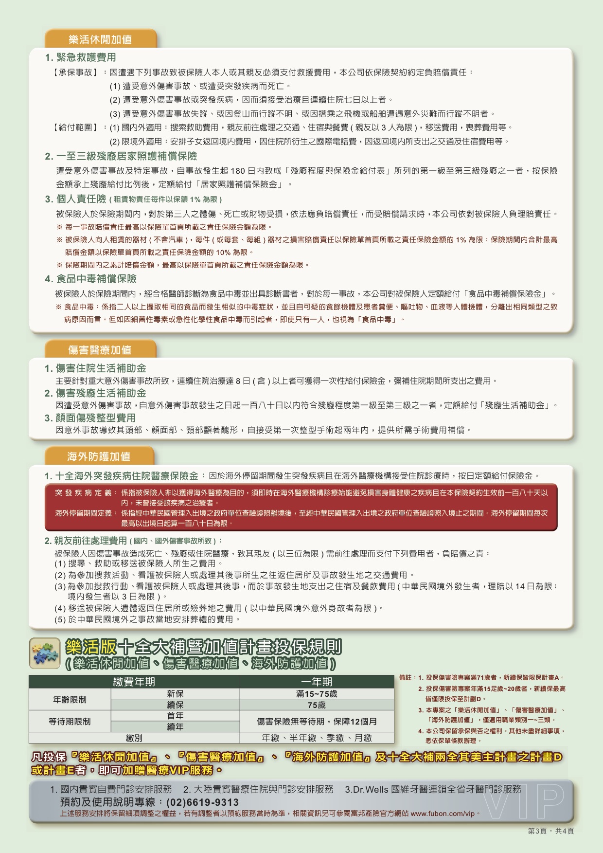 請益 富邦產險的新十全大補好嗎 My83 保險討論區